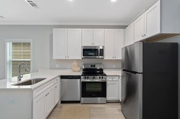 Stainless steel appliance package